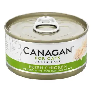 CANAGAN Fresh chicken konzerva pro kočky 75 g