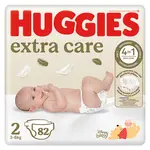 HUGGIES Dětské plenky Extra Care 2 velikost 3-6 kg 82 kusů
