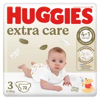 HUGGIES Dětské plenky Extra Care 3 velikost 6-10 kg 72 kusů