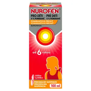 NUROFEN Pro děti 4% pomeranč 40 mg/ml 100 ml