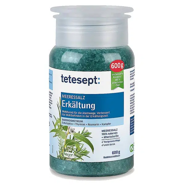 TETESEPT Koupelová sůl Nachlazení 600 g