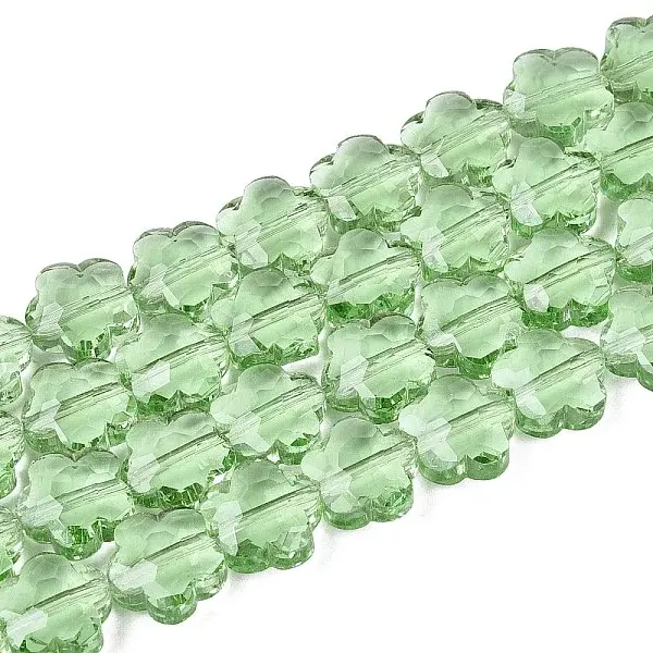 Transparent Glass Beads Strands