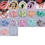64Pcs 16 Colors Synthetic Coral Beads