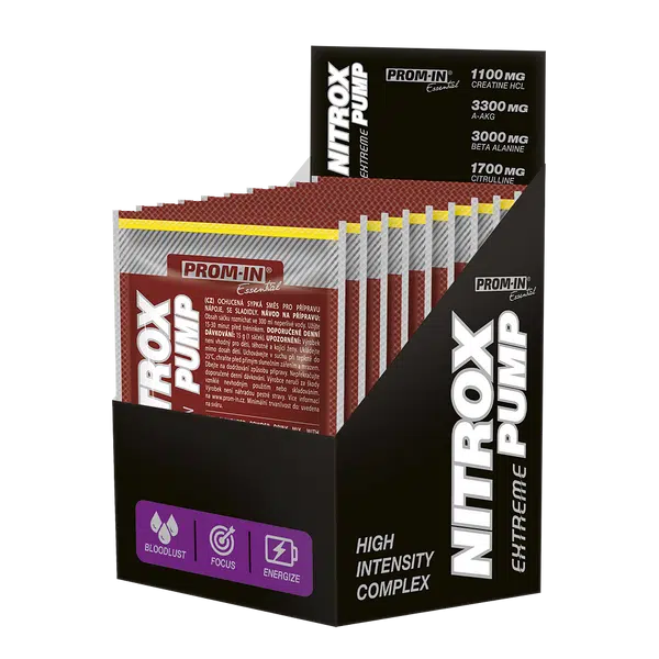 PROM-IN Essential Nitrox Pump extreme cola s citronem 10 x 15 g