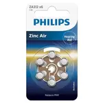 PHILIPS ZA312B6A/00 baterie do naslouchadla 6 kusů