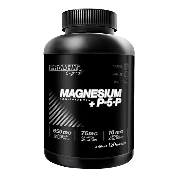 PROM-IN Magnesium + P5P 120 kapslí