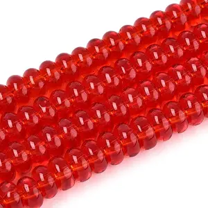 Transparent Glass Beads Strands