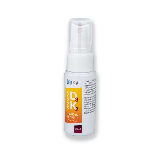 STRUNECKÁ Vitamin D3 1000 IU + K2 ve spreji 30 ml