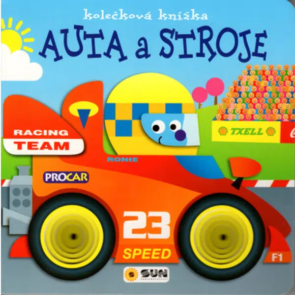 Auta a stroje - kolečková knížka leporelo