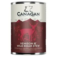 CANAGAN Venison & wild boar stew konzerva pro psy 400 g