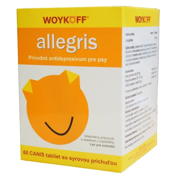 WOYKOFF Allegris sýrová příchuť 60 tablet