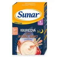 SUNAR Mléčná krupicová kaše skořice jablko na dobrou noc 6m+ 210 g