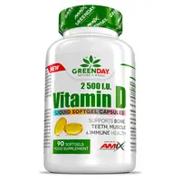 GREENDAY Vitamin D3 2500 I.U. 90 kapslí