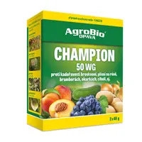 Přípravek proti houbovým a bakteriálním chorobám AGROBIO Champion 50 WG 2x40g