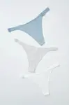 women'secret  tanga dámské bavlněné s elastanem 3-pack