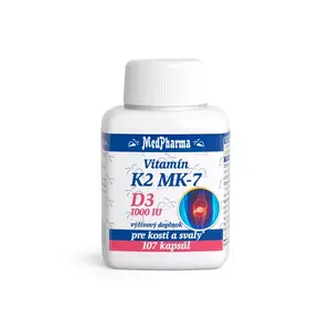 MEDPHARMA Vitamin K2 MK7 + D3 1000 IU 107 tobolek