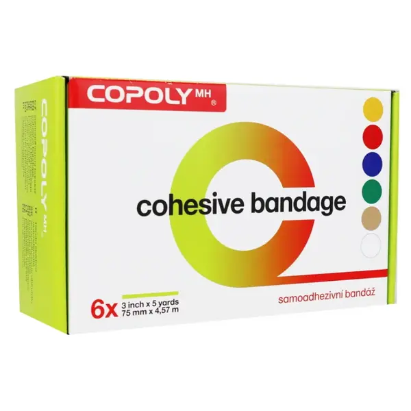COPOLY obinadlo 7,5 cm x 4,5 m mix barev 6 ks