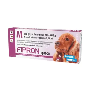 FIPRON Spot-on pro psy M 10-20 kg 1,34 ml 1 pipeta