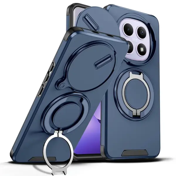 Camslide Stand obal, Xiaomi Redmi Note 15 5G, modrý