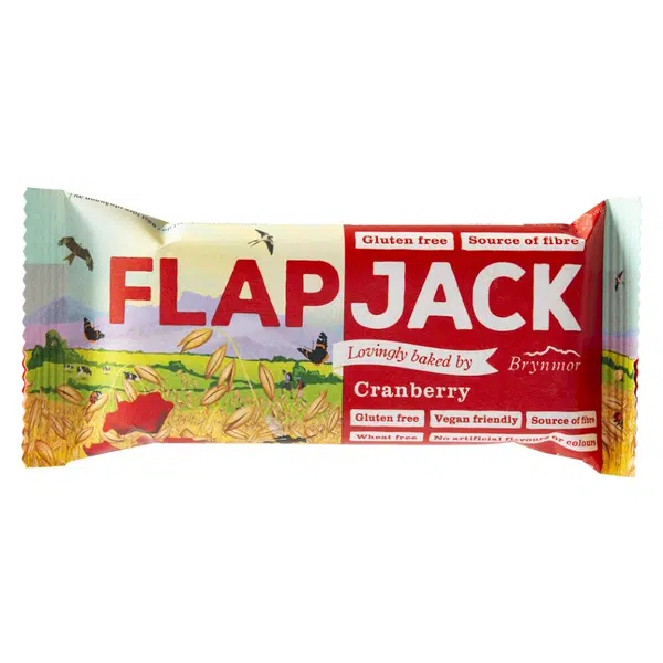 BRYNMOR Flapjack ovesný brusinka bezlepkový  80 g