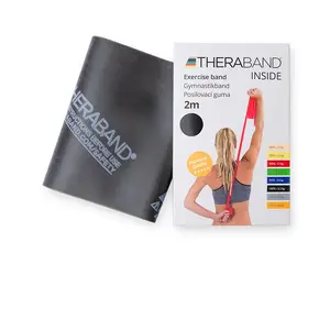 THERA-BAND Posilovací guma speciálně silná - černá 2 m