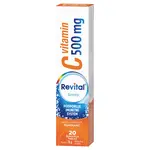 REVITAL Vitamin C 500 mg pomeranč 20 šumivých tablet