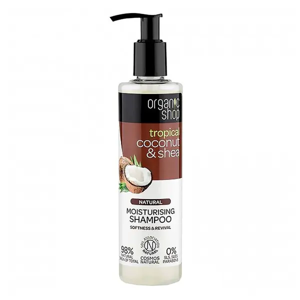 ORGANIC SHOP Hydratační šampon Kokos a Bambucké máslo 280 ml