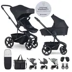 EASYWALKER Kočárek kombinovaný Harvey⁵ Midnight Black XXL RWS