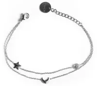 Vuch Módní ocelový náramek Infinity Silver