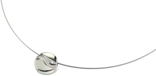 Boccia Titanium Titanový přívěsek s diamantem 07022-02