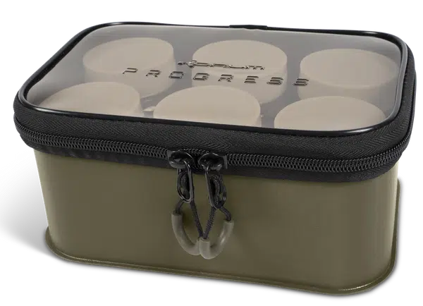 Korum pouzdro progress eva hookbait pouch 6 tub