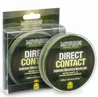 Mivardi splétaná šňůra direct contact sinking braid green 600 m - průměr 0,18 mm / nosnost