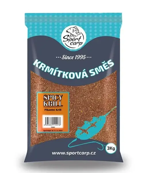 Sportcarp krmítková směs 3 kg - spicy krill