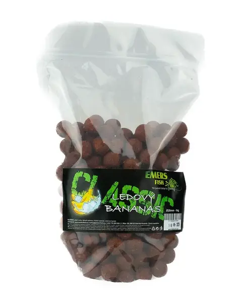 Emersfish classic boilie ledový bananas - 1 kg 16 mm