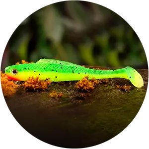 Redbass gumová nástraha ripper kicker fluo green rh uv - l 100 mm