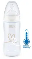 NUK FC+ láhev s kontrolou teploty 300 ml - bílá
