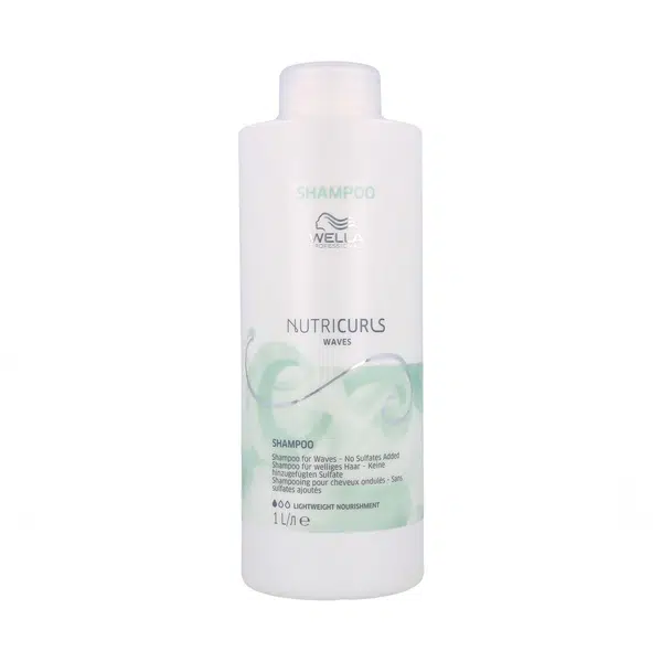 Wella Professionals Hydratační šampon pro vlnité a kudrnaté vlasy Nutricurls (Shampoo for Waves) 1000 ml