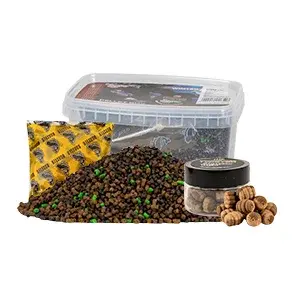 Benzar mix winter pellet box 400 g + twister nástraha + aroma sáček - green betain