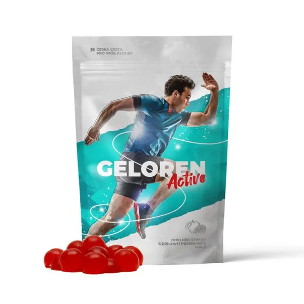 Geloren Geloren ACTIVE kloubní výživa s příchutí pomeranče 90 ks