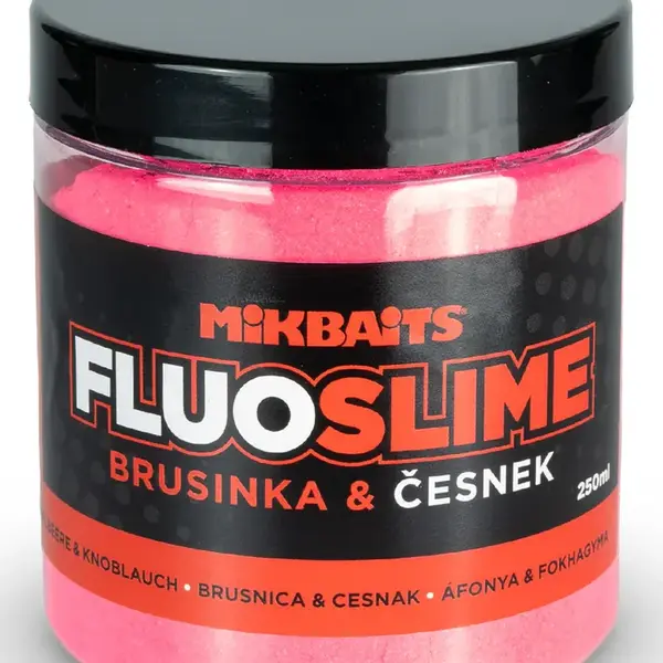 Mikbaits obalovací dip fluo slime 100 g - brusinka česnek