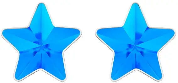 Preciosa Ocelové náušnice s hvězdičkou Virgo Akva 7343 67