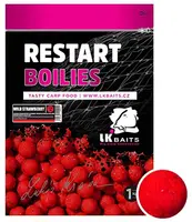 Lk baits boilie restart wild strawberry-250 g 18 mm