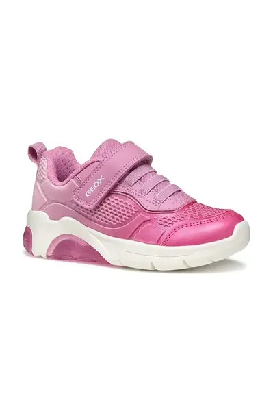 Dětské sneakers boty Geox FADINLIGHT růžová barva, J46M4C.0EE54