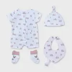 Kojenecká sada Mayoral Newborn růžová barva, 9910