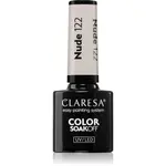 Claresa SoakOff UV/LED Color Nude gelový lak na nehty odstín 122 5 g