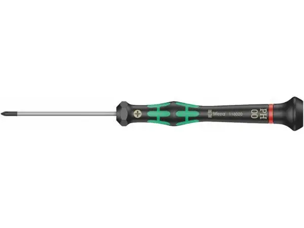 Wera 118020 Šroubovák křížový PH 00x60 mm k použití v elektronice Kraftform Micro typ 2050