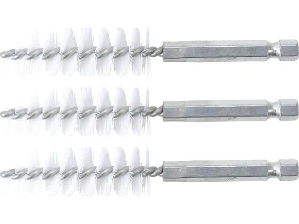 BGS Technic BGS 3078-16-N Nylonové kartáče pr. 16 mm, upínání 1/4", 3 ks (Sada BGS 3078)