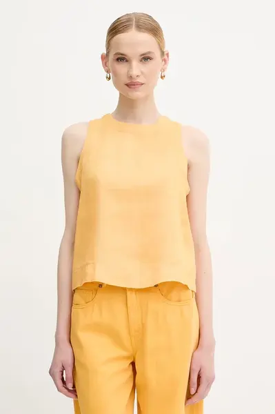 Lněná halenka United Colors of Benetton