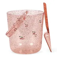 Sada hraček do písku Konges Sløjd GLITTER BUCKET AND SHOVEL PRINT KS104531