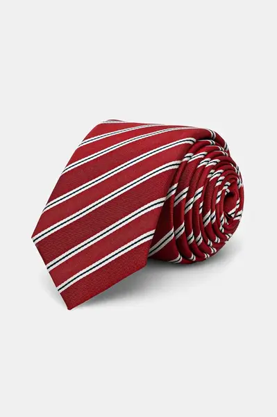 Kravata HUGO červená barva, 50540099